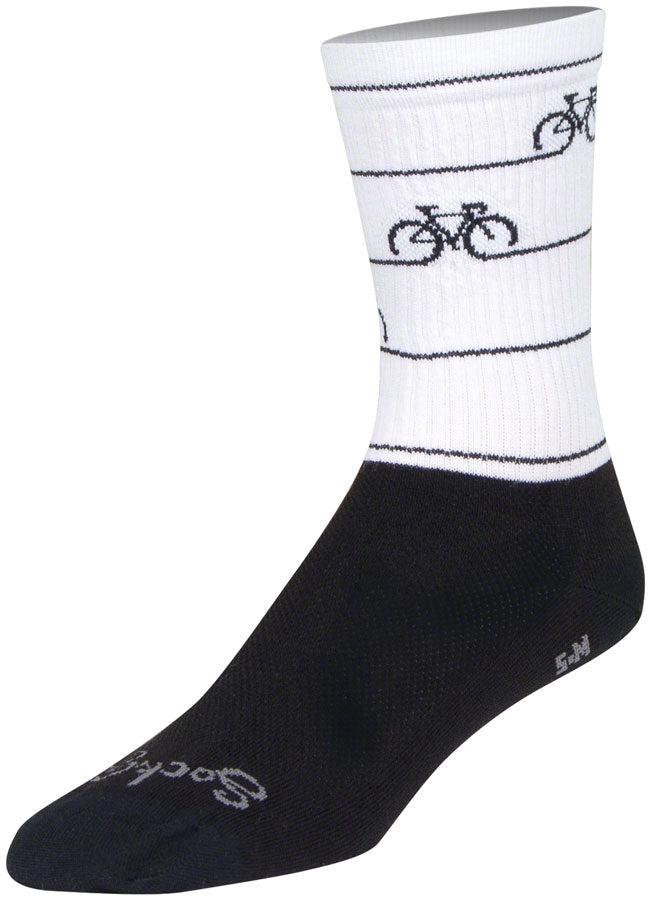 Calcetines de ciclismo SockGuy Crew - Talla L/XL (6")