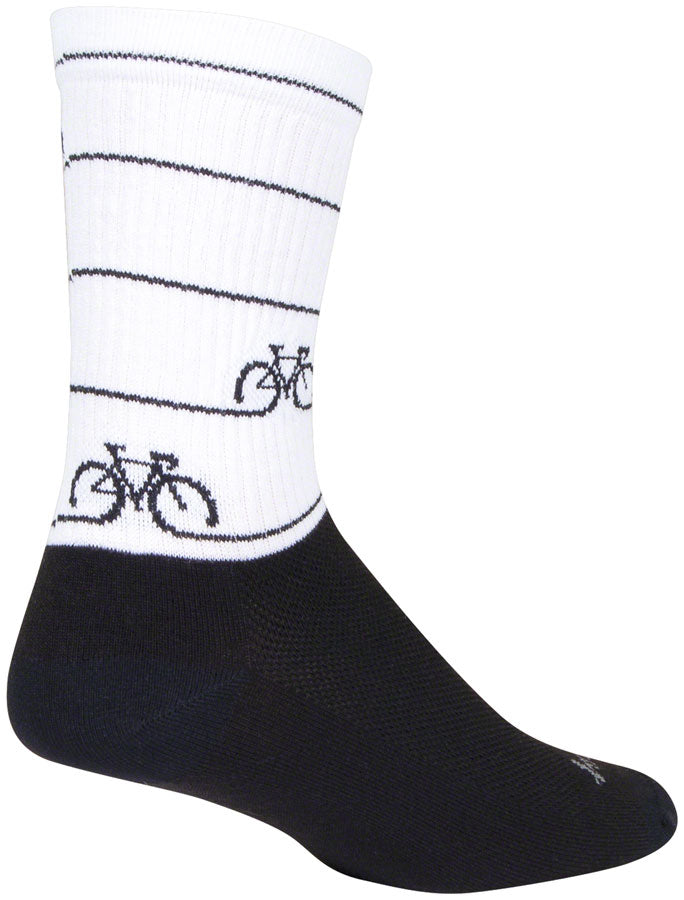 Calcetines de ciclismo SockGuy Crew - Talla L/XL (6")