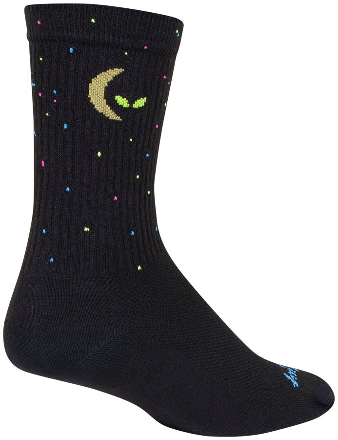 Calcetines Lunalien de SockGuy Crew - Talla pequeña/mediana (6")