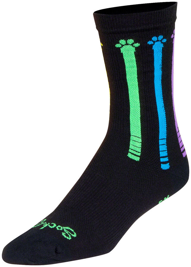 SockGuy Pawsitive Crew Socks - 6" Small/Medium