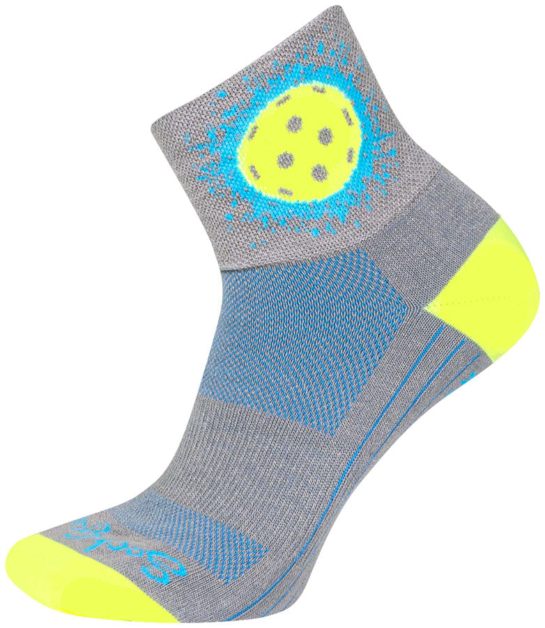 Calcetines clásicos Pickle Nova de SockGuy - Talla pequeña/mediana (7,6 cm)