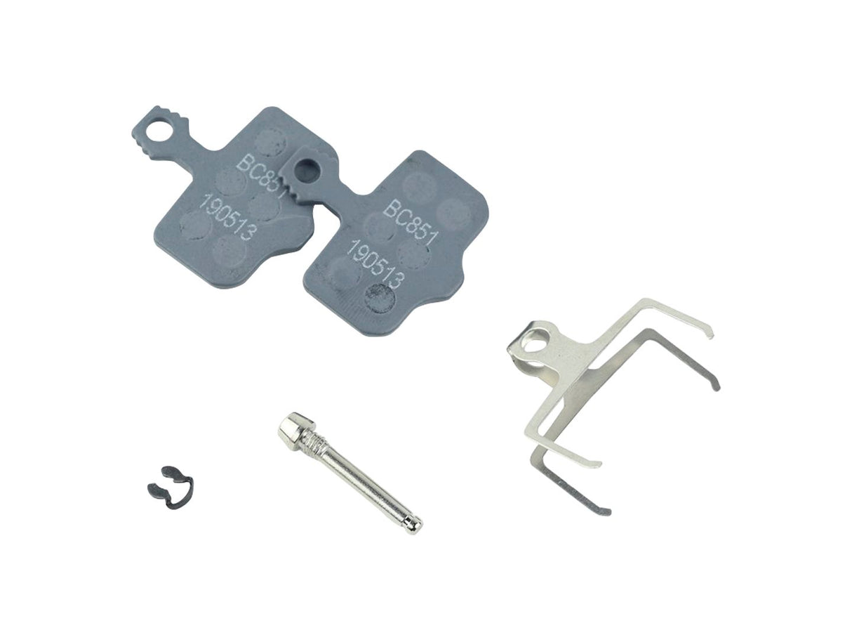 Pastillas de freno de disco SRAM de compuesto orgánico con respaldo de acero, potentes para carretera Level Elixir de 2 piezas
