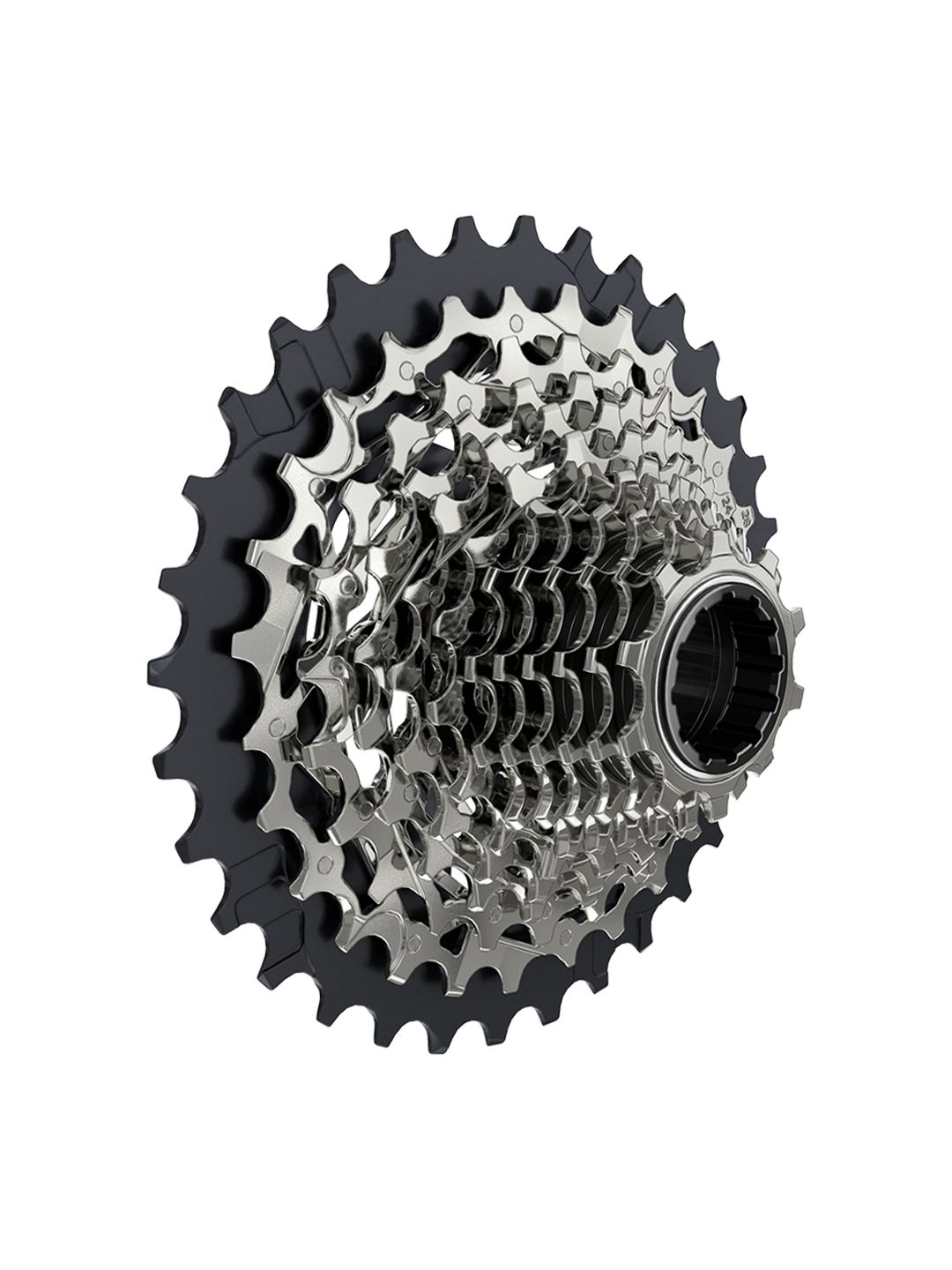 Cassette SRAM Force AXS XG-1270 de 12 velocidades, 10-33 dientes, plateado, para cuerpo de transmisión XDR D1