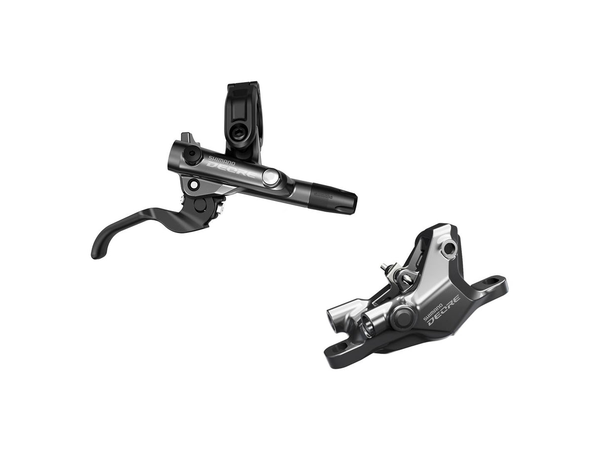 Juego de frenos Shimano M6100 Deore Ensamblado Negro Trasero/Derecho