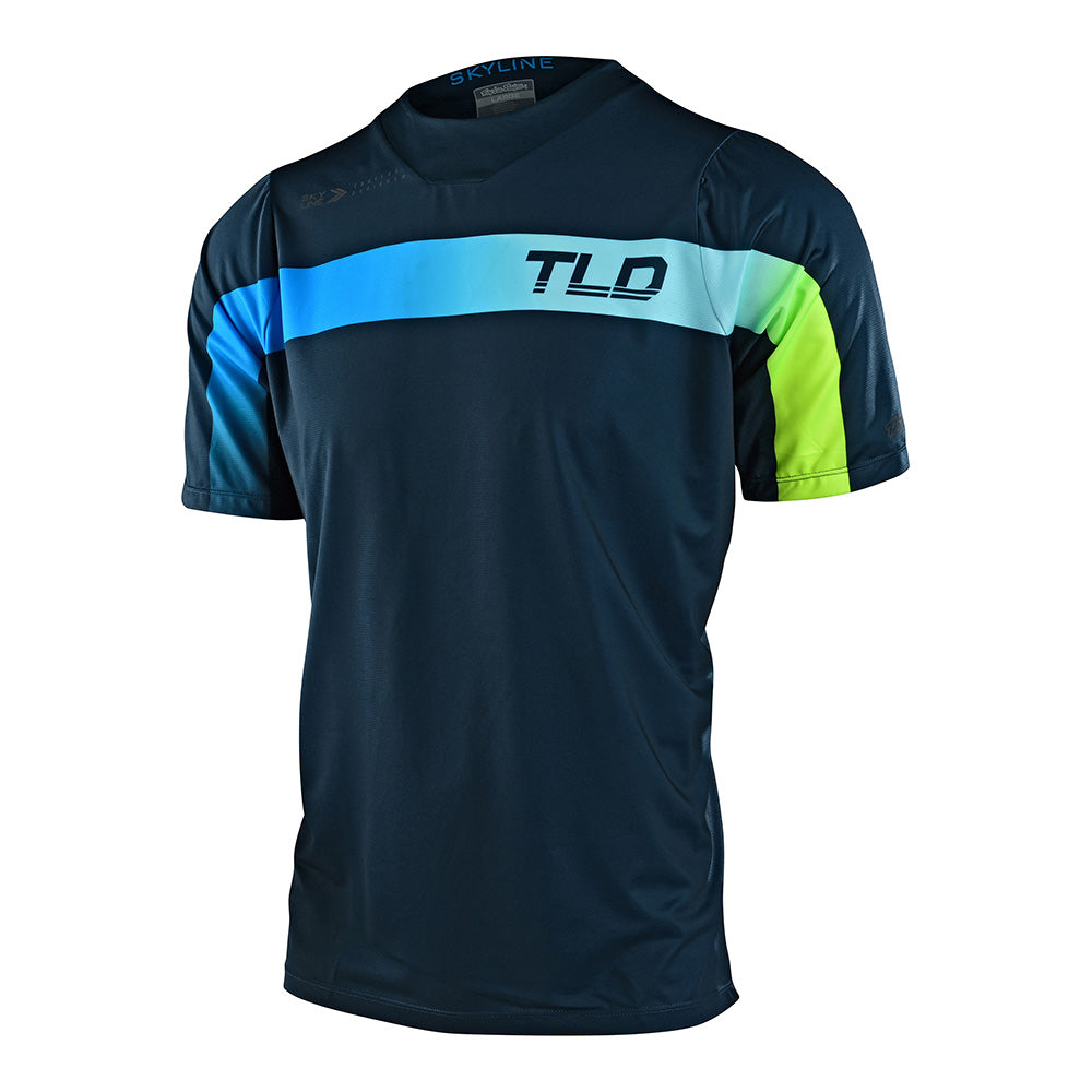 Skyline SS Jersey Jet Fuel Slate Blue