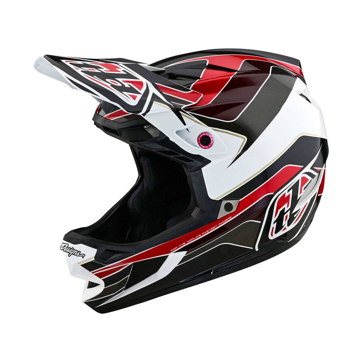 D4 Polyacrylite Helmet Block Charcoal / Red