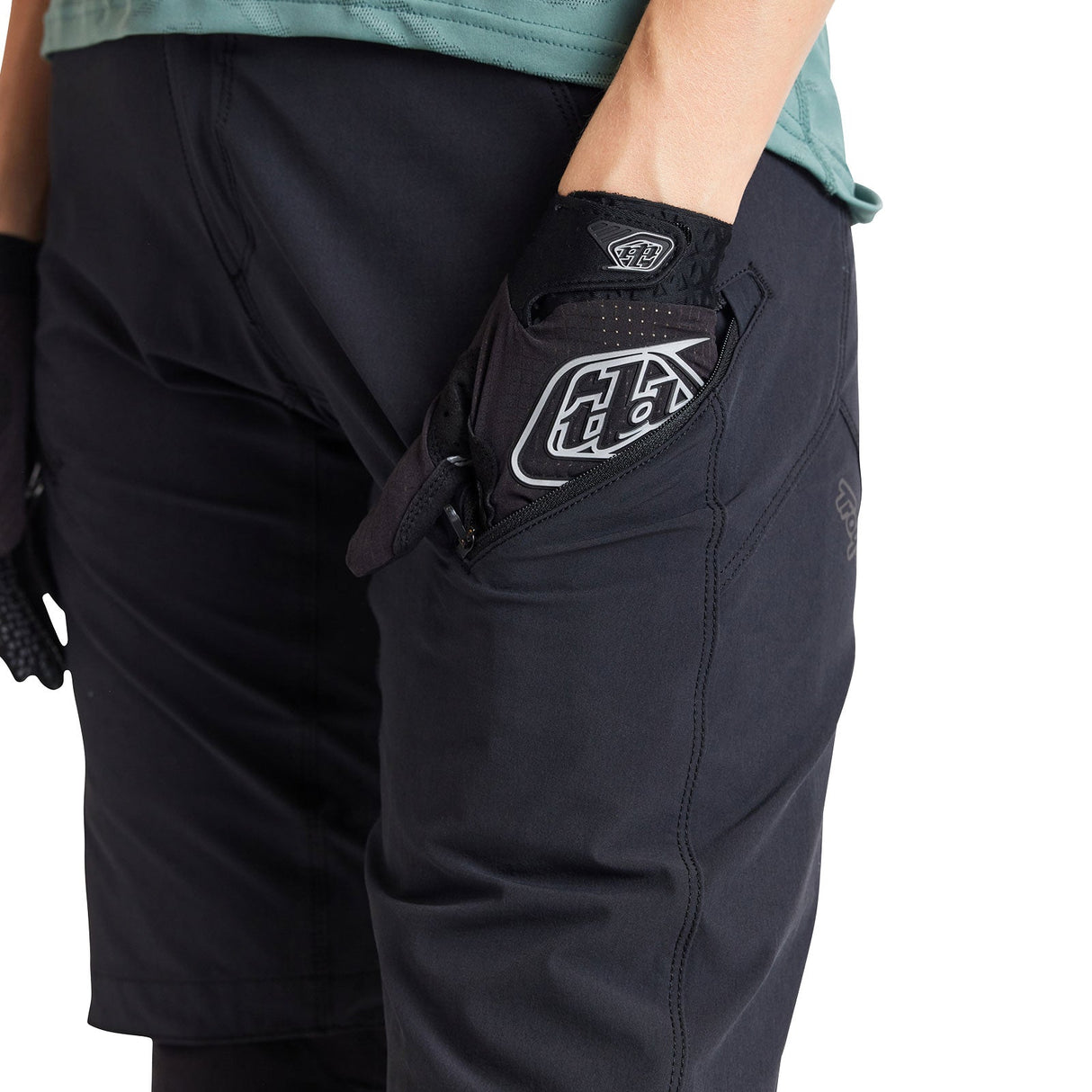 Womens Lilium Short No Liner Solid Black