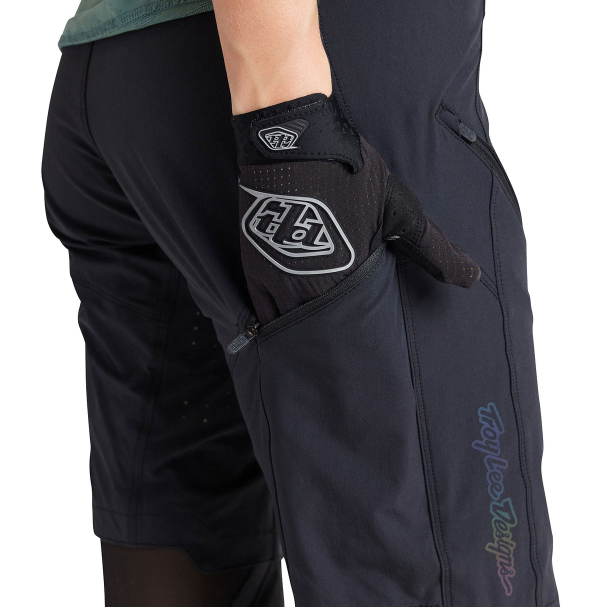 Womens Lilium Short W/Liner Solid Black