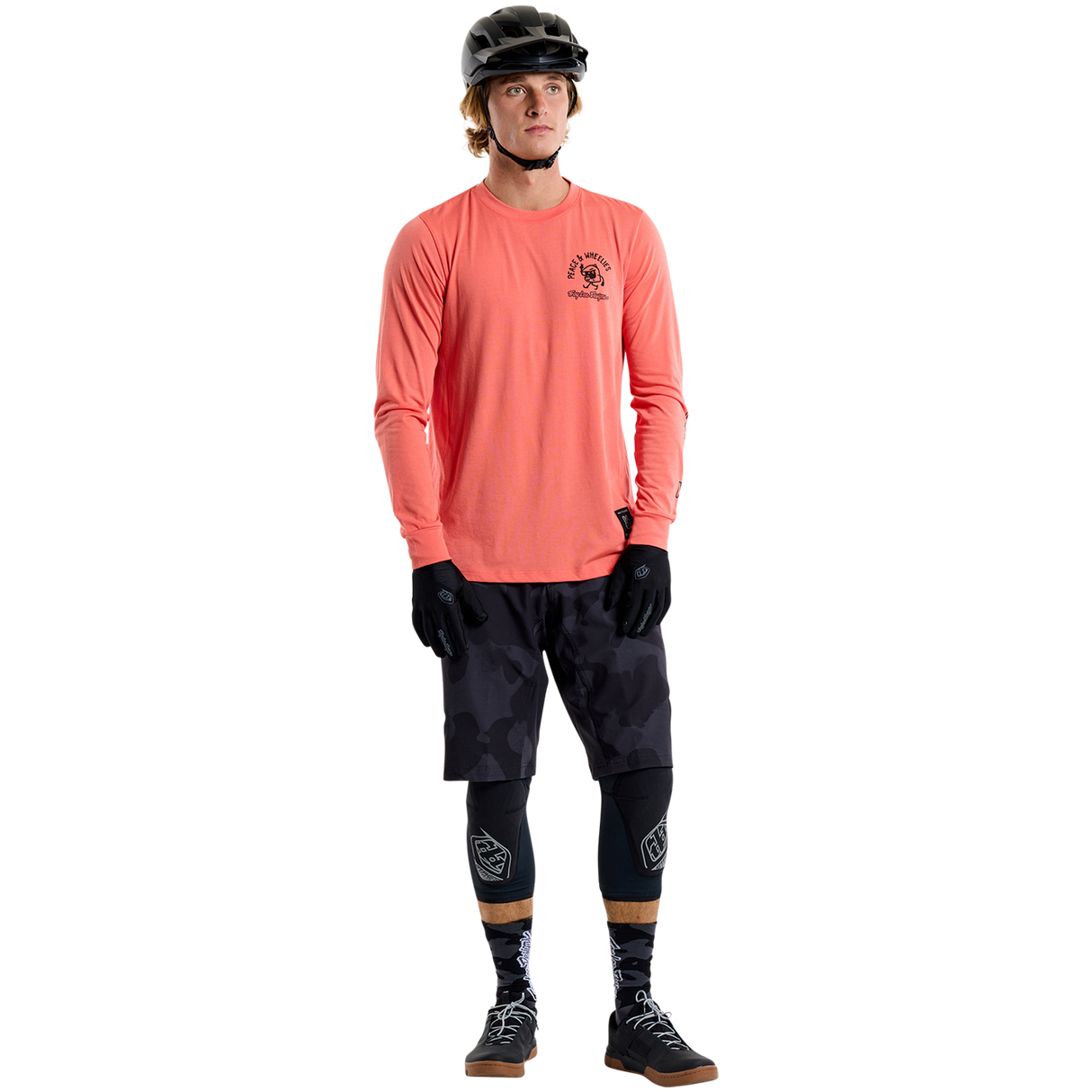 Skyline Long Sleeve Ride Tee P&W Melon