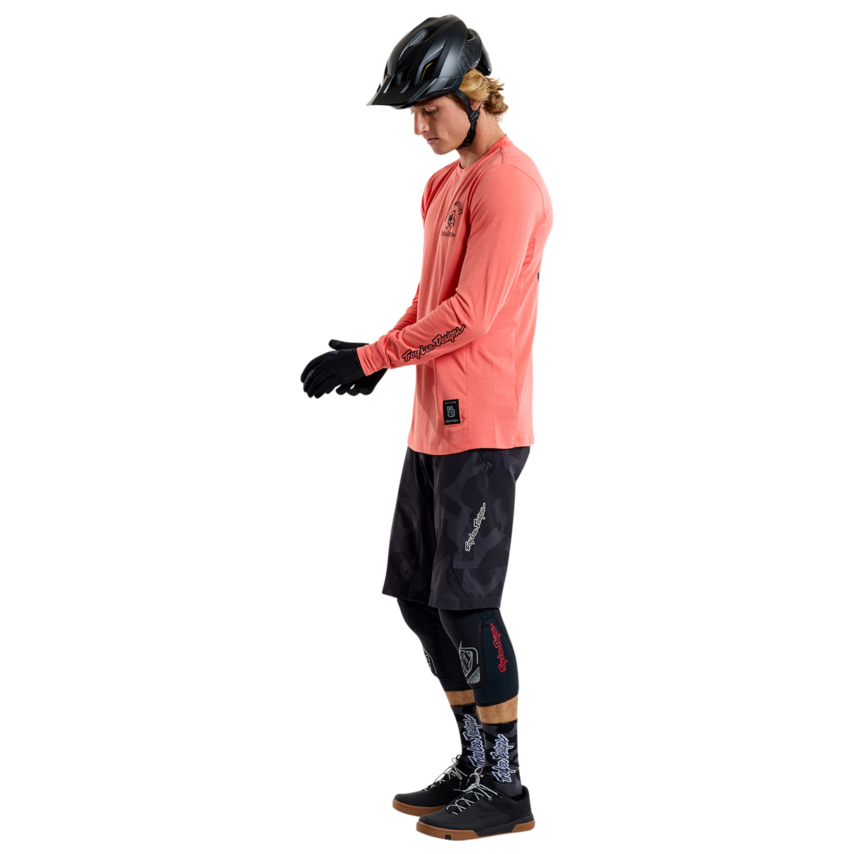 Skyline Long Sleeve Ride Tee P&W Melon