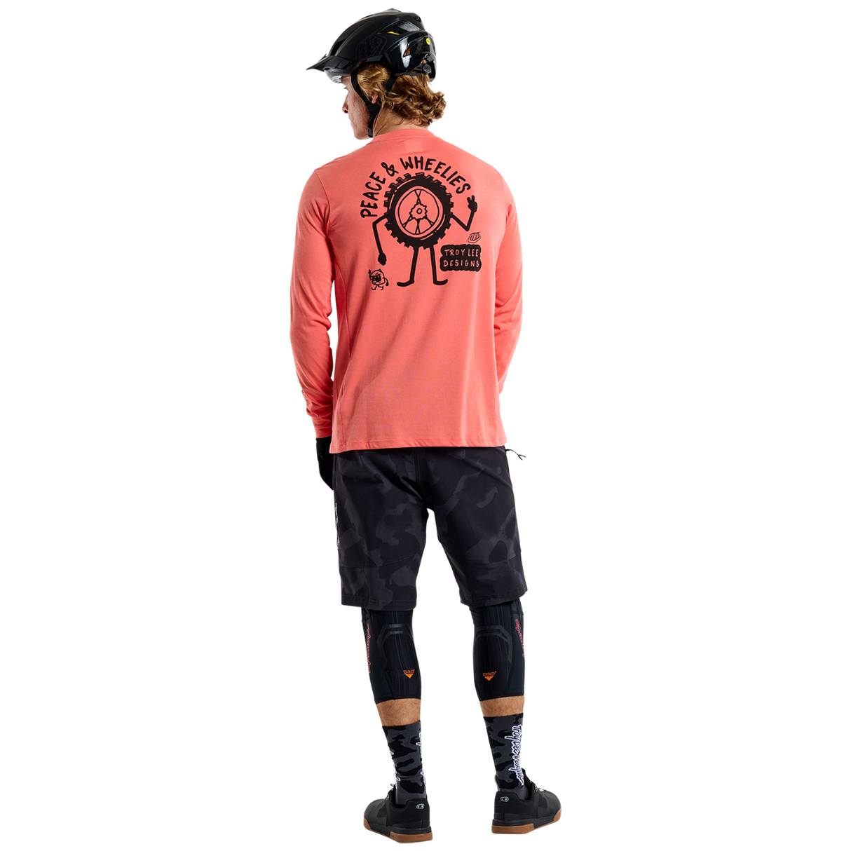 Skyline Long Sleeve Ride Tee P&W Melon