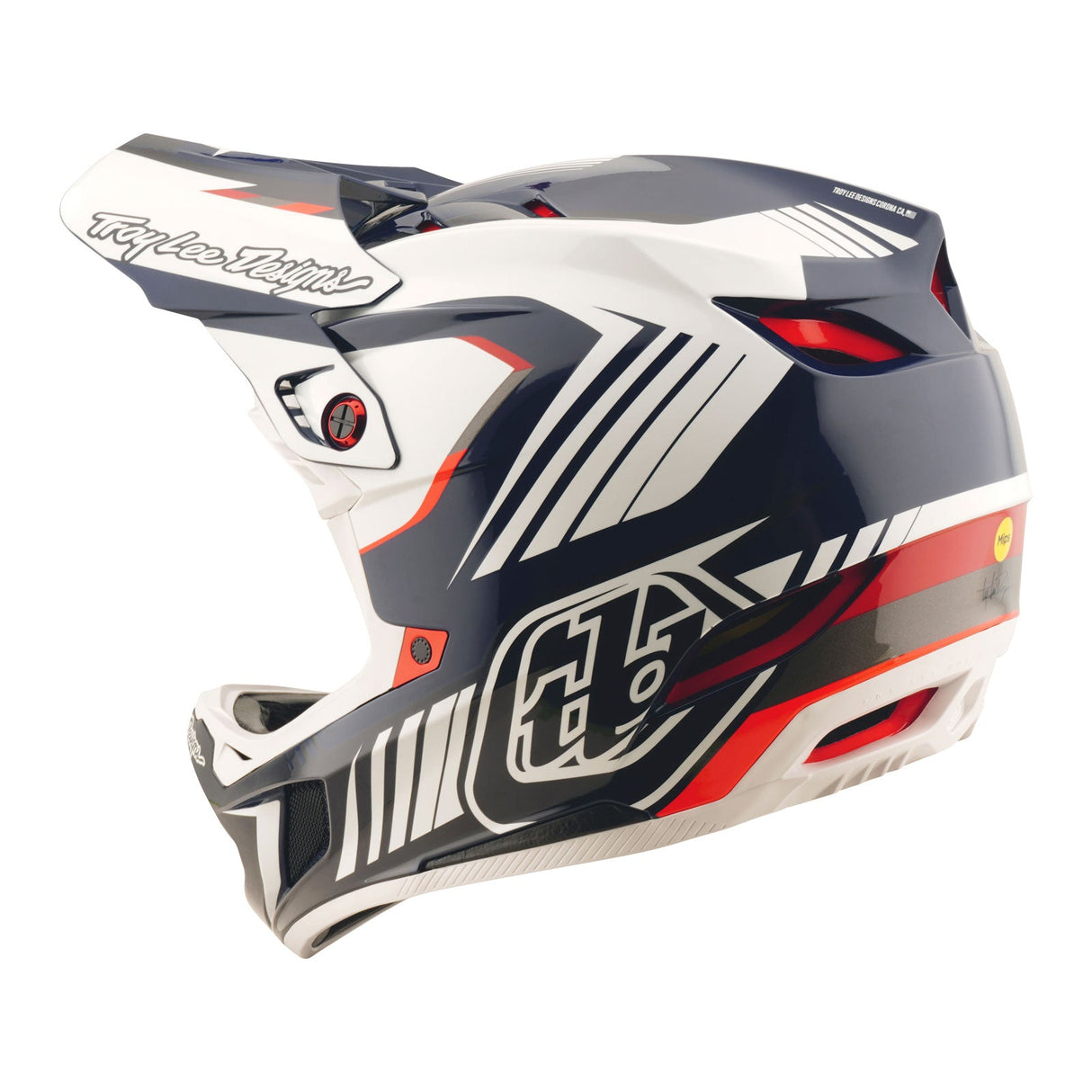 D4 Polyacrylite Helmet Qualifer Blue / White