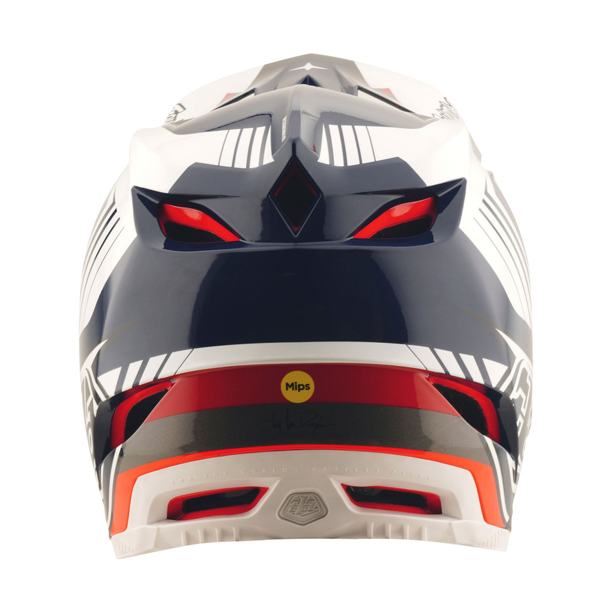 D4 Polyacrylite Helmet Qualifer Blue / White