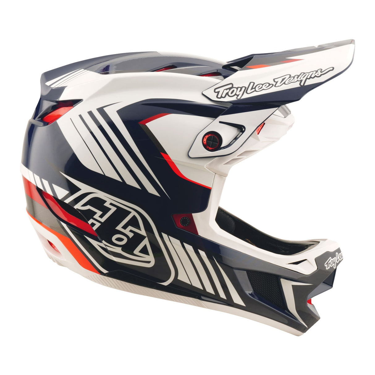 D4 Polyacrylite Helmet Qualifer Blue / White