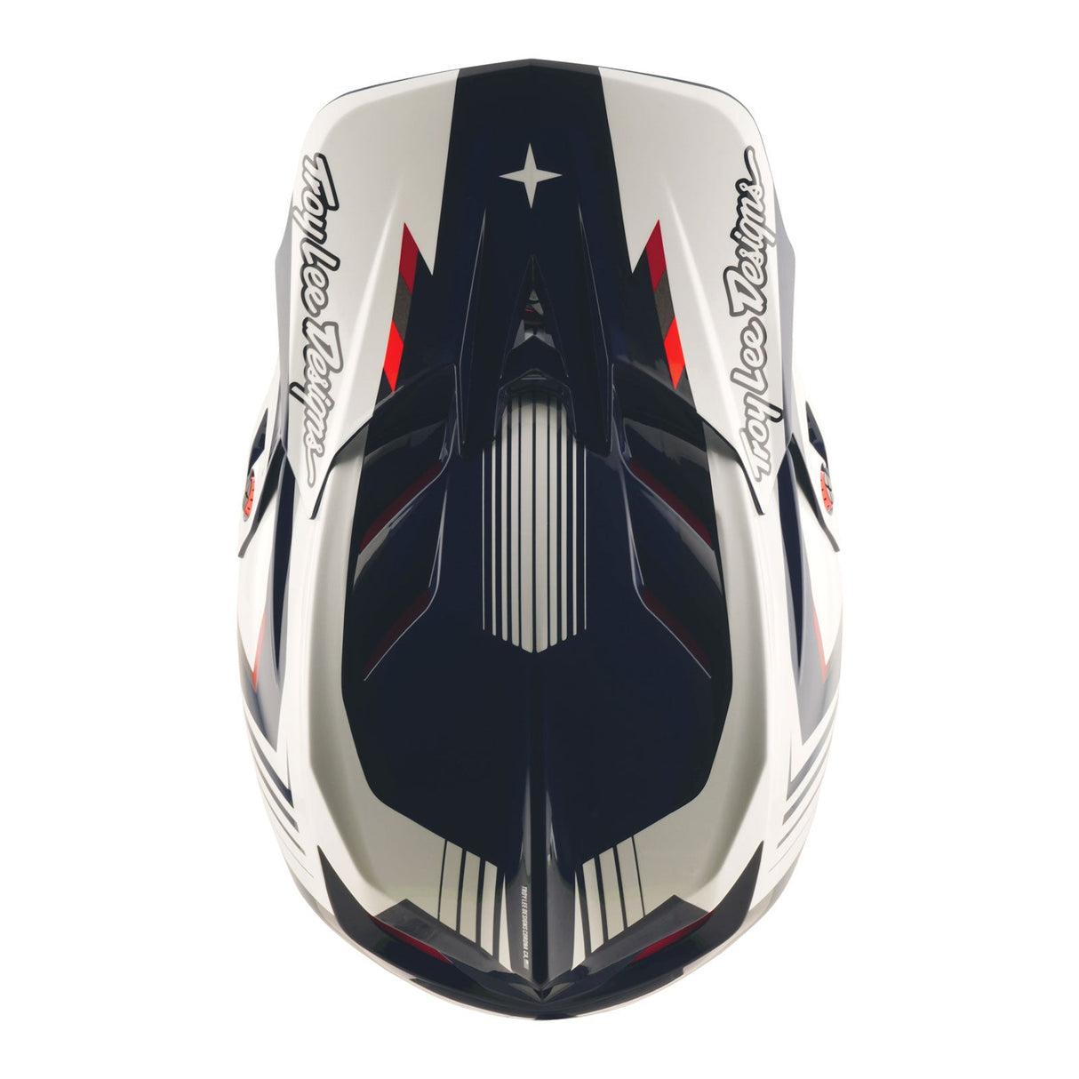 D4 Polyacrylite Helmet Qualifer Blue / White