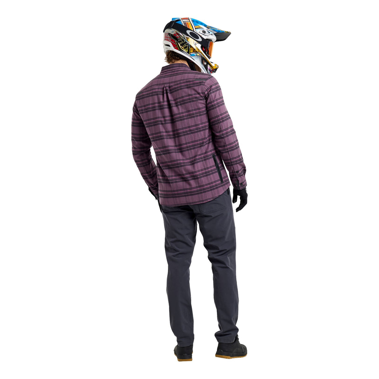 Grind Flannel Yd Plaid Deep Purp