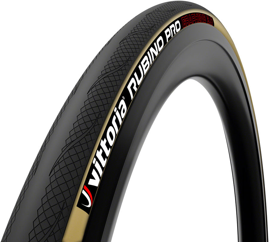 Neumático Vittoria Rubino Pro - 700 x 25 Clincher plegable negro/bronceado G2.0