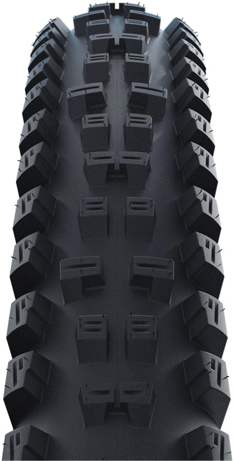 Neumático Schwalbe Tacky Chan - 29 x 2,40 Tubeless Plegable BLK Evolution Line Super Gravity Addix Soft E-50