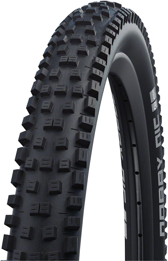 Neumático Schwalbe Nobby Nic - 27,5 x 2,8 Tubeless Plegable BLK Performance Line RaceGuard Addix Double Defense