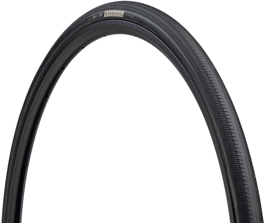 Neumático Teravail Rampart - 700 x 28 Tubeless Plegable BLK Compuesto ligero, flexible y rápido