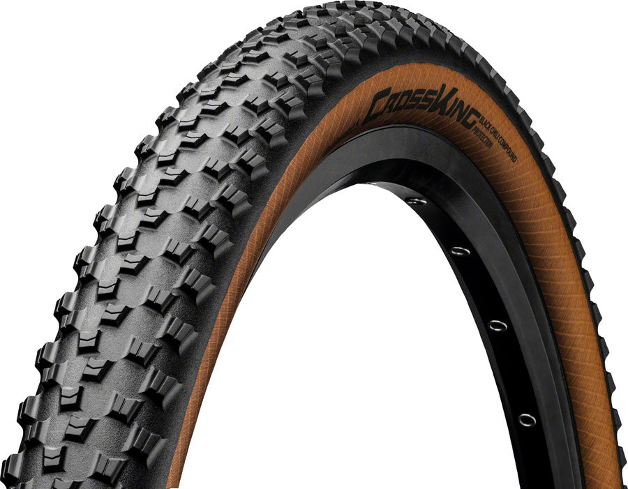 Neumático Continental Cross King - 27,5 x 2,20 sin cámara plegable BLK/Bernstein BLKChili ProTection E25