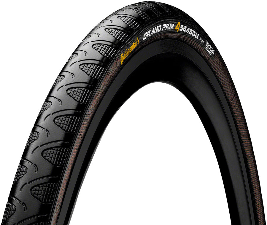 Neumático Continental Grand Prix 4-Season - 700 x 23 Clincher Plegable Negro Vectran Breaker DuraSkin