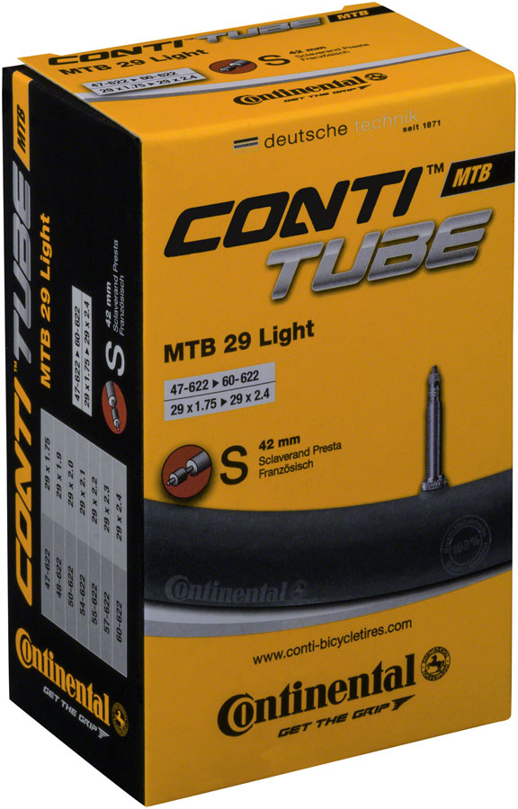 Cámara de aire Continental Light - 29 x 1,75 - 2,5 42 mm Válvula Presta