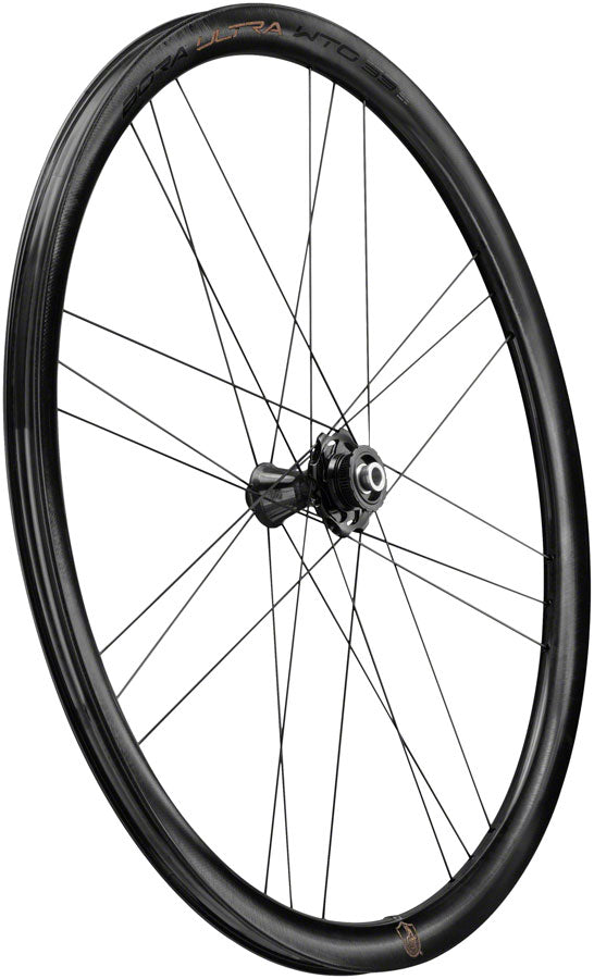 Rueda delantera Campagnolo Bora Ultra WTO 33 - 700c 12 x 100 mm Center-Lock, ajuste bidireccional, gris
