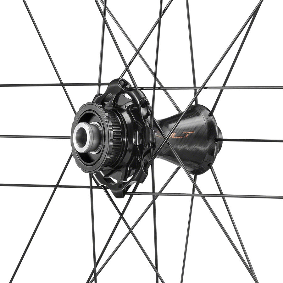 Rueda delantera Campagnolo Bora Ultra WTO 45 - 700c 12 x 100 mm Center-Lock, ajuste bidireccional, gris