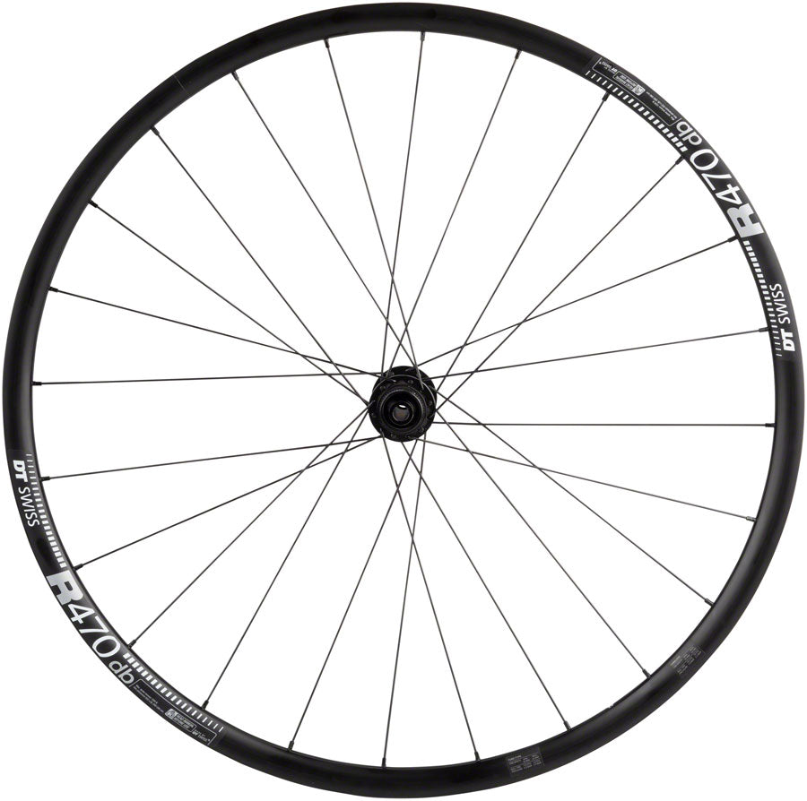 Rueda delantera Quality Wheels DT 350/DT R470db - 700 12 x 100 mm Center-Lock BLK