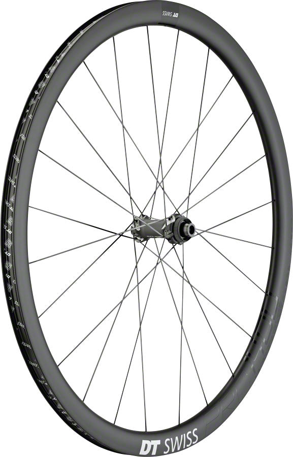Rueda delantera DT Swiss PRC 1400 Spline - 700 12 x 100 mm, Center-Lock, negra