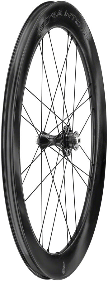 Rueda delantera Campagnolo Bora WTO 60 C23 - 700c QR x 100 mm Center-Lock, ajuste bidireccional, carbono