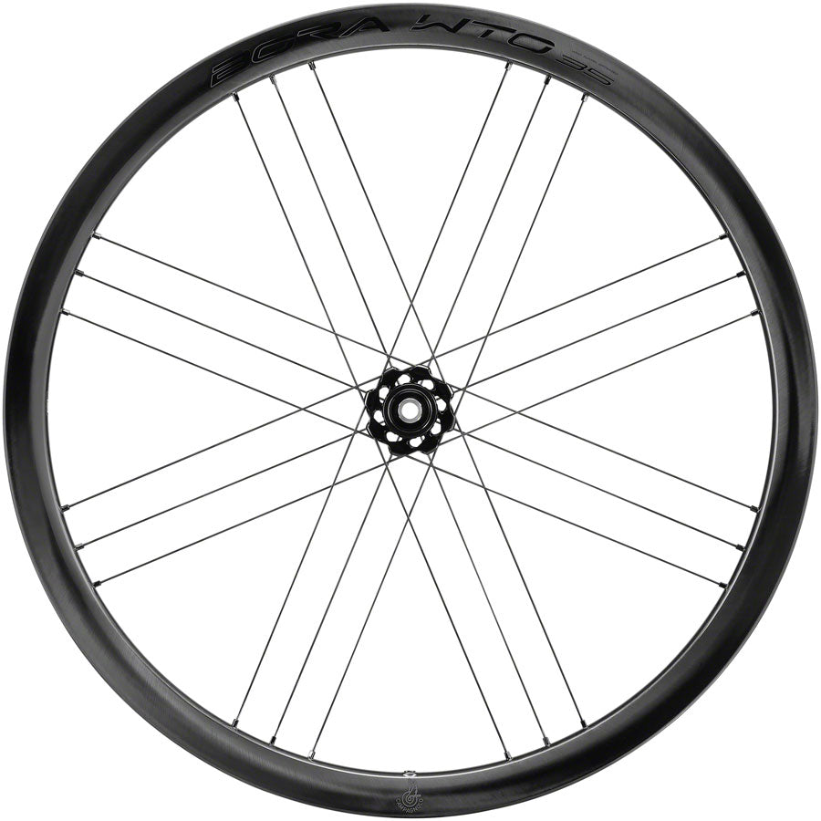 Rueda delantera Campagnolo Bora WTO 35 C23 - 700c 12 x 100 mm Center-Lock, ajuste bidireccional, carbono