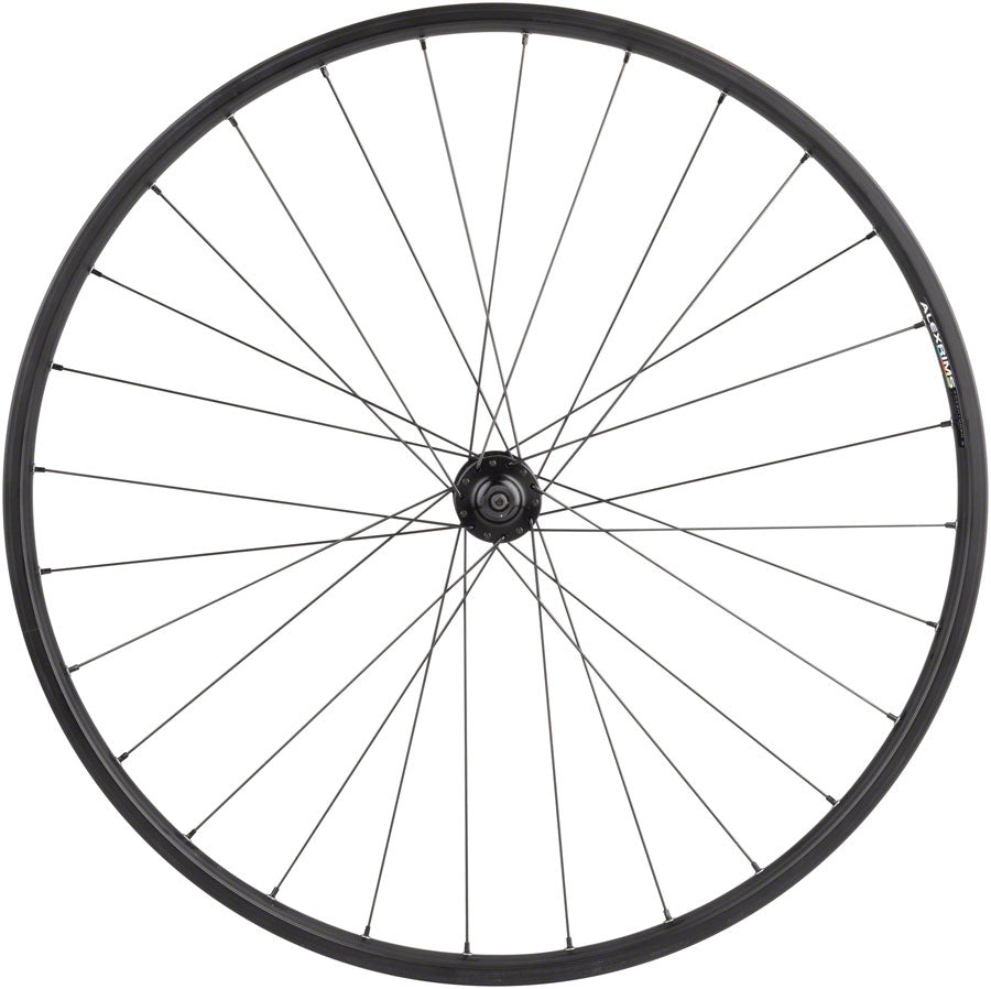 Quality Wheels Value Double Wall Series Front Wheel - Black - 650b QR x 100mm, Center-Lock
