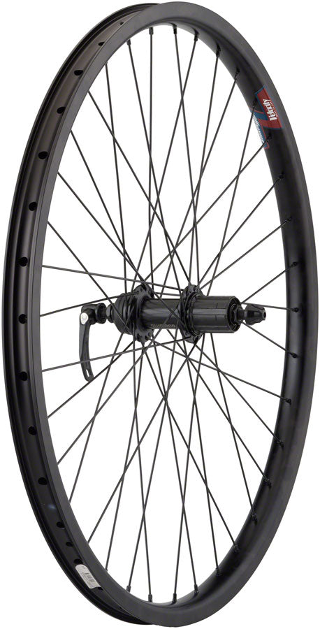 Rueda trasera Quality Wheels Value HD Series - Freno de disco/llanta de 26" QR x 135 mm con bloqueo central, HG 10 BLK