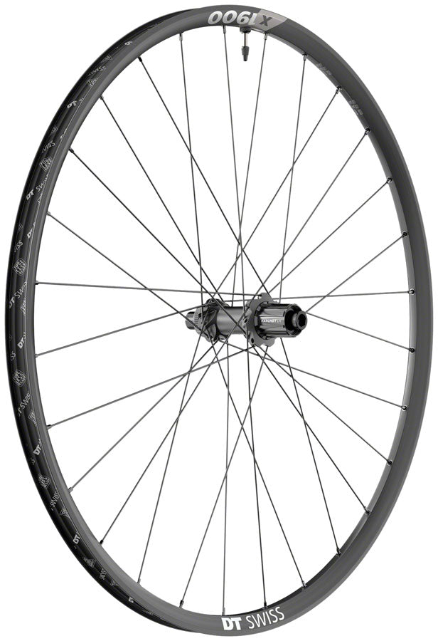 Rueda trasera DT Swiss X 1900 Spline 25 - 29" 12 x 142 mm Center-Lock HG 11 MTN BLK