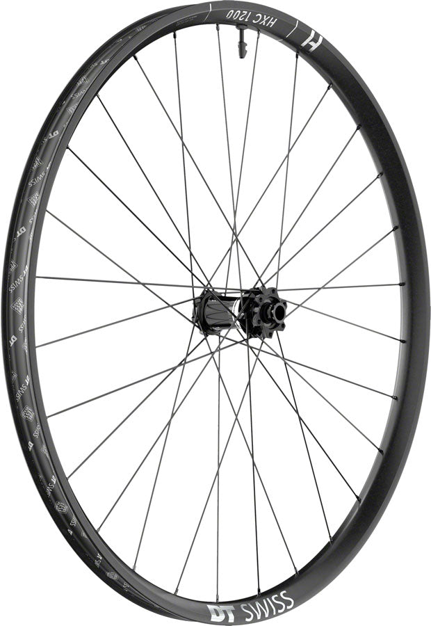 Rueda delantera DT Swiss HXC 1200 Spline - 29", 15 x 110 mm, 6 tornillos, negra
