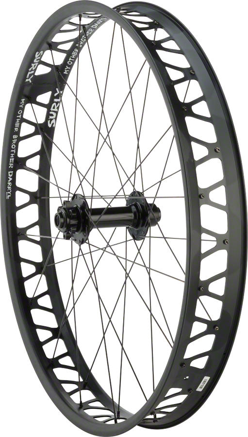 Ruedas de calidad Bear Pawls / Otras ruedas delanteras Brother Darryl - 26", 15 x 150 mm, 6 tornillos, color negro