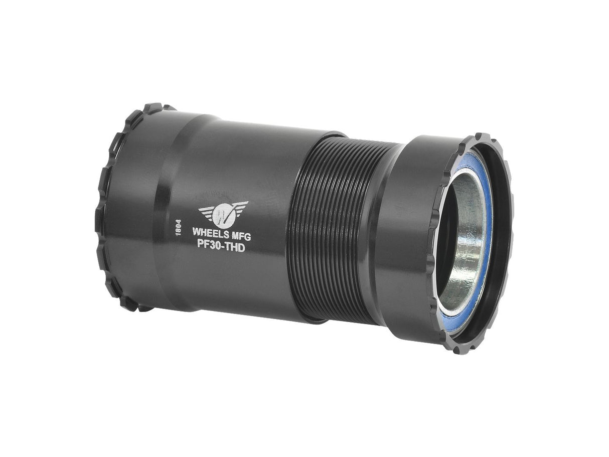 Ruedas de fabricación PressFit 30, eje de pedalier, rodamientos ABEC-3, rosca BLK
