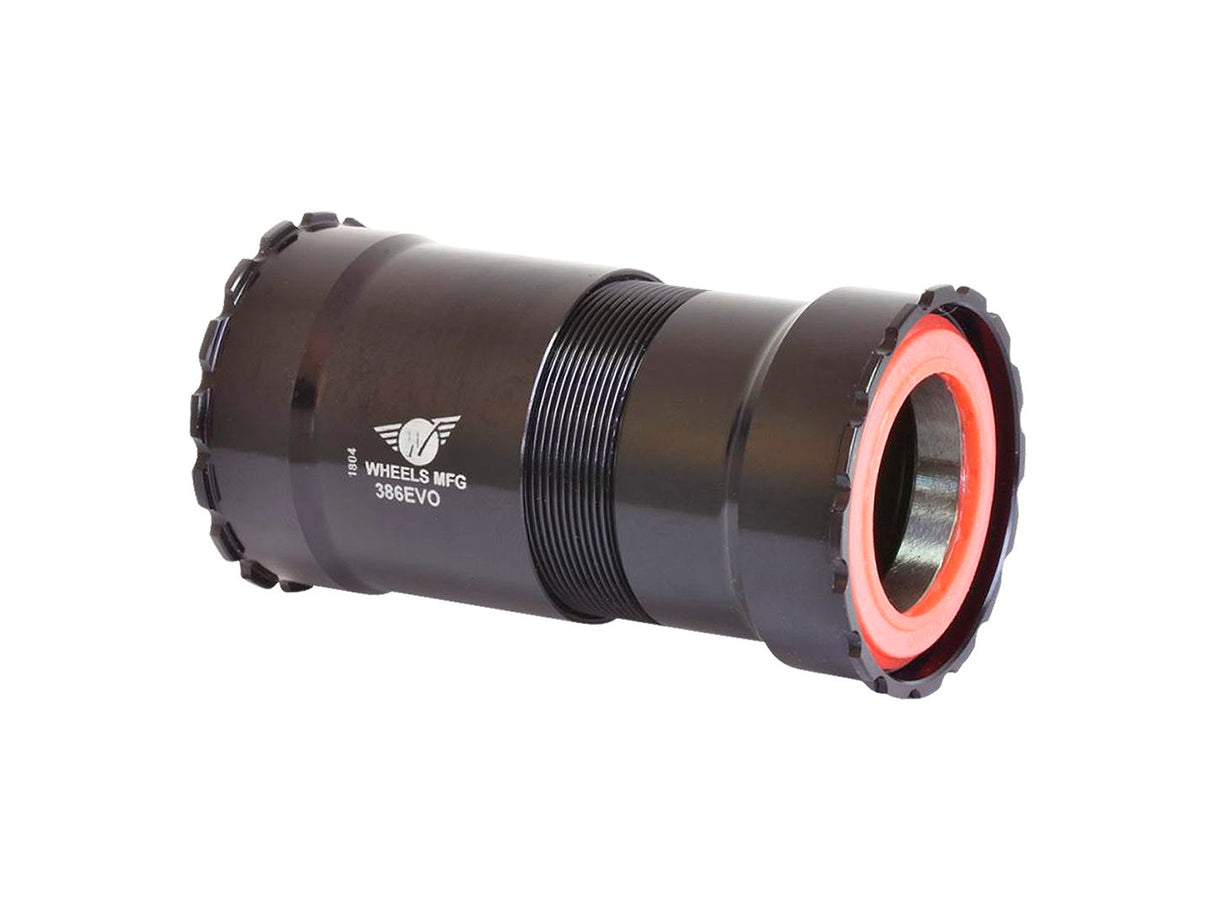 Ruedas Manufacturing 386EVO - Eje de pedalier roscado - Eje DUB, rodamiento ABEC-3, negro