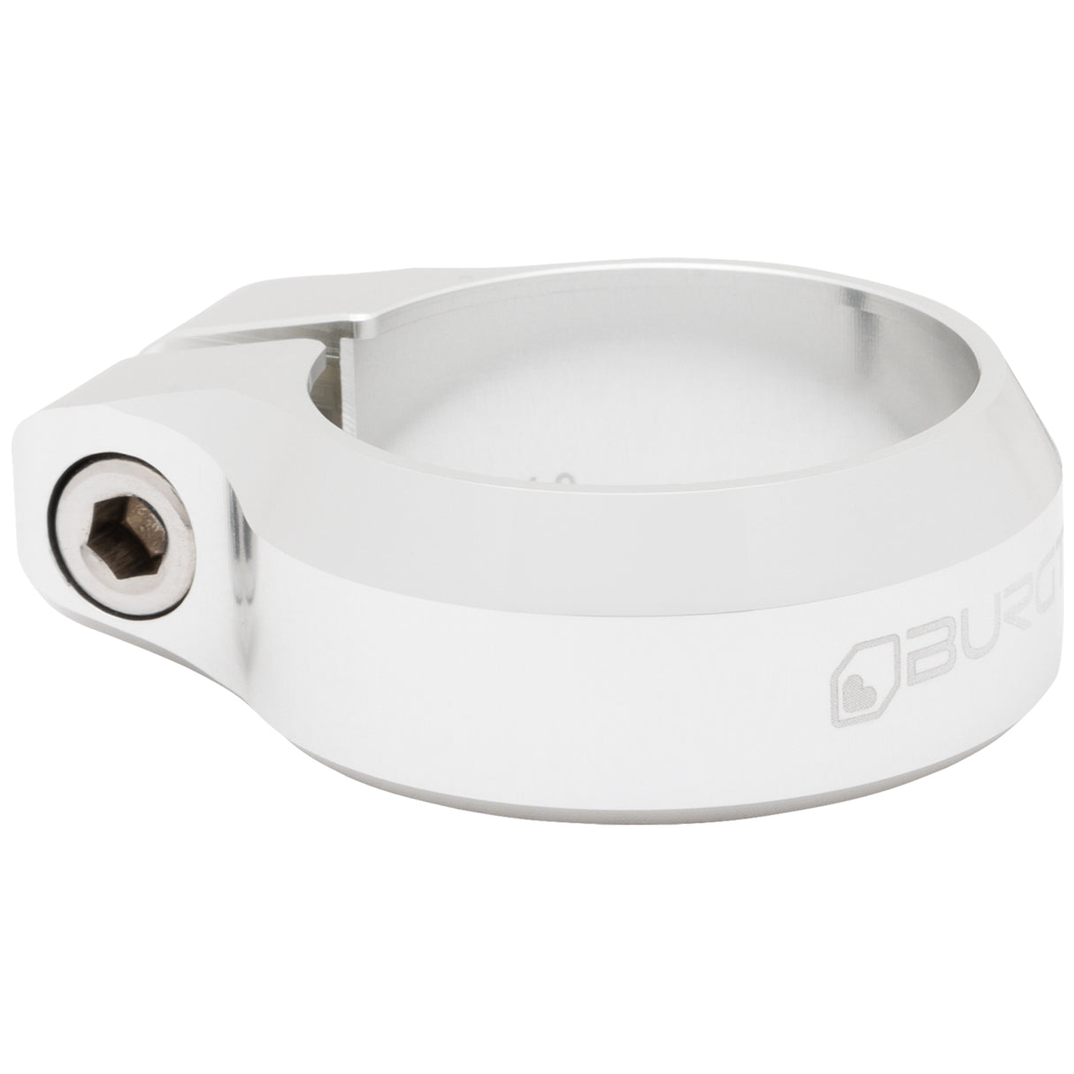 Burgtec Seat Clamp 34.9mm Rhodium Silver