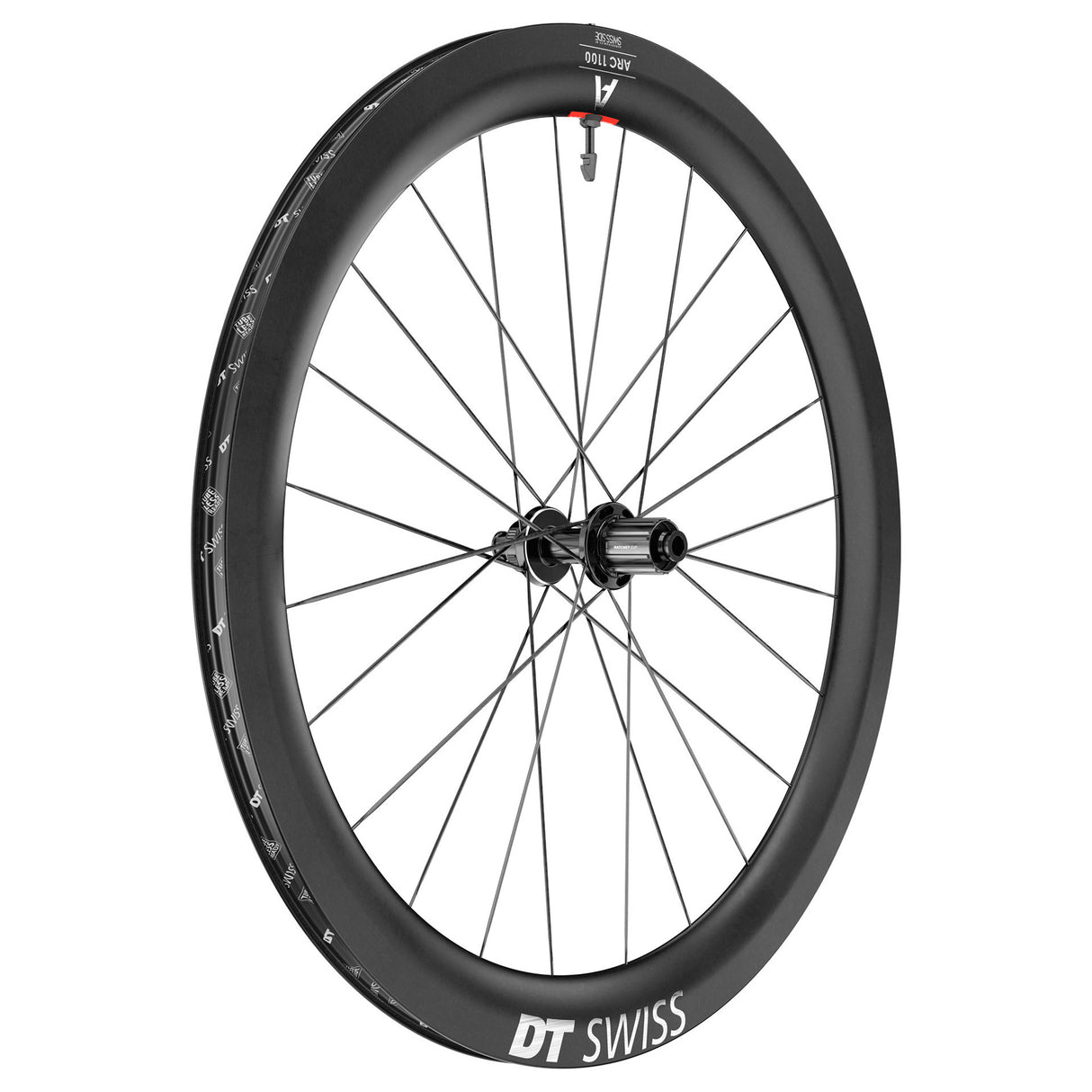 Rueda trasera DT Swiss ARC 1100 DiCut 55 - 700 12 x 142 mm Center-Lock HG11 Road/XDR Ratchet EXP 36 BLK