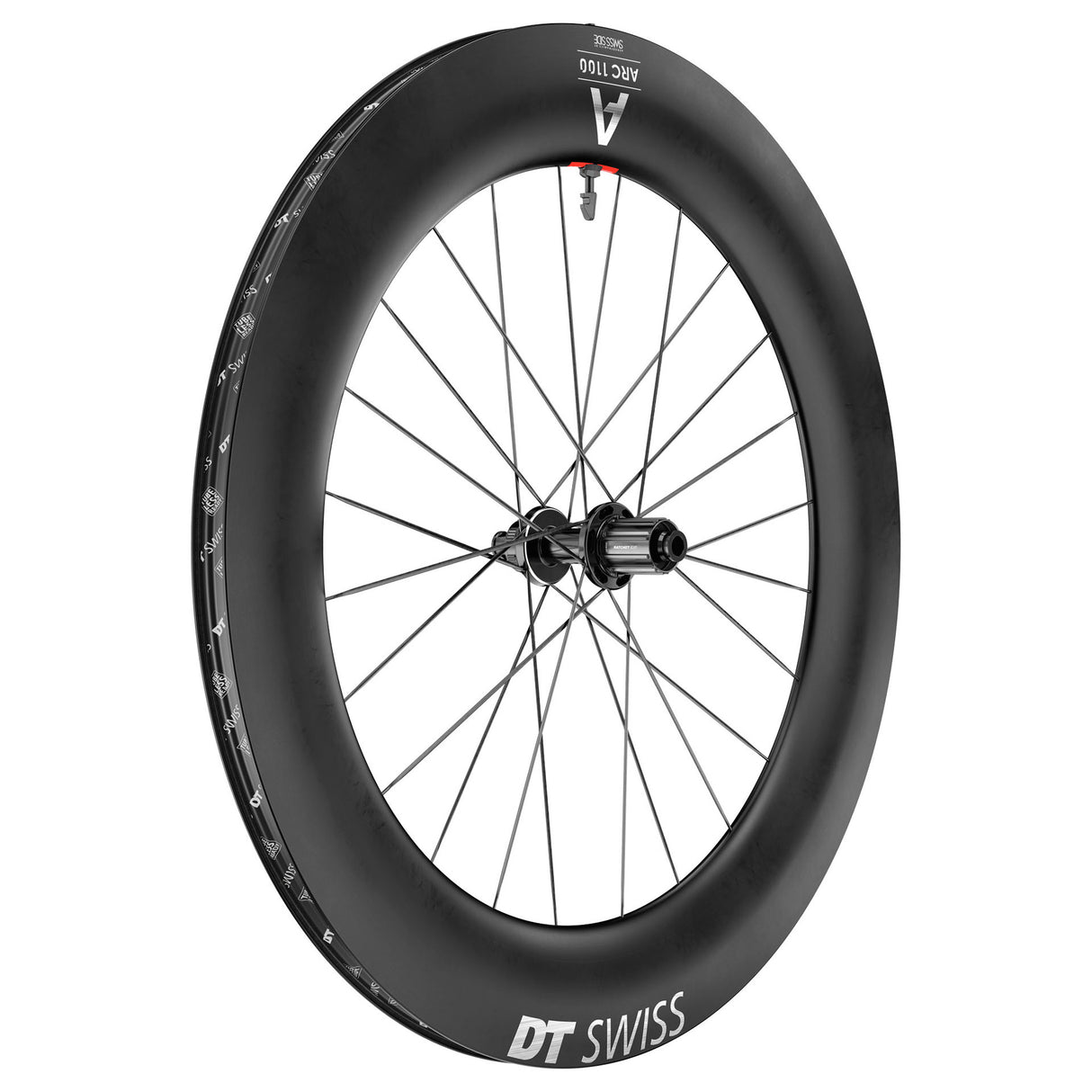 Rueda trasera DT Swiss ARC 1100 DiCut 85 - 700 12 x 142 mm Center-Lock HG11 Road/XDR Ratchet EXP 36 BLK