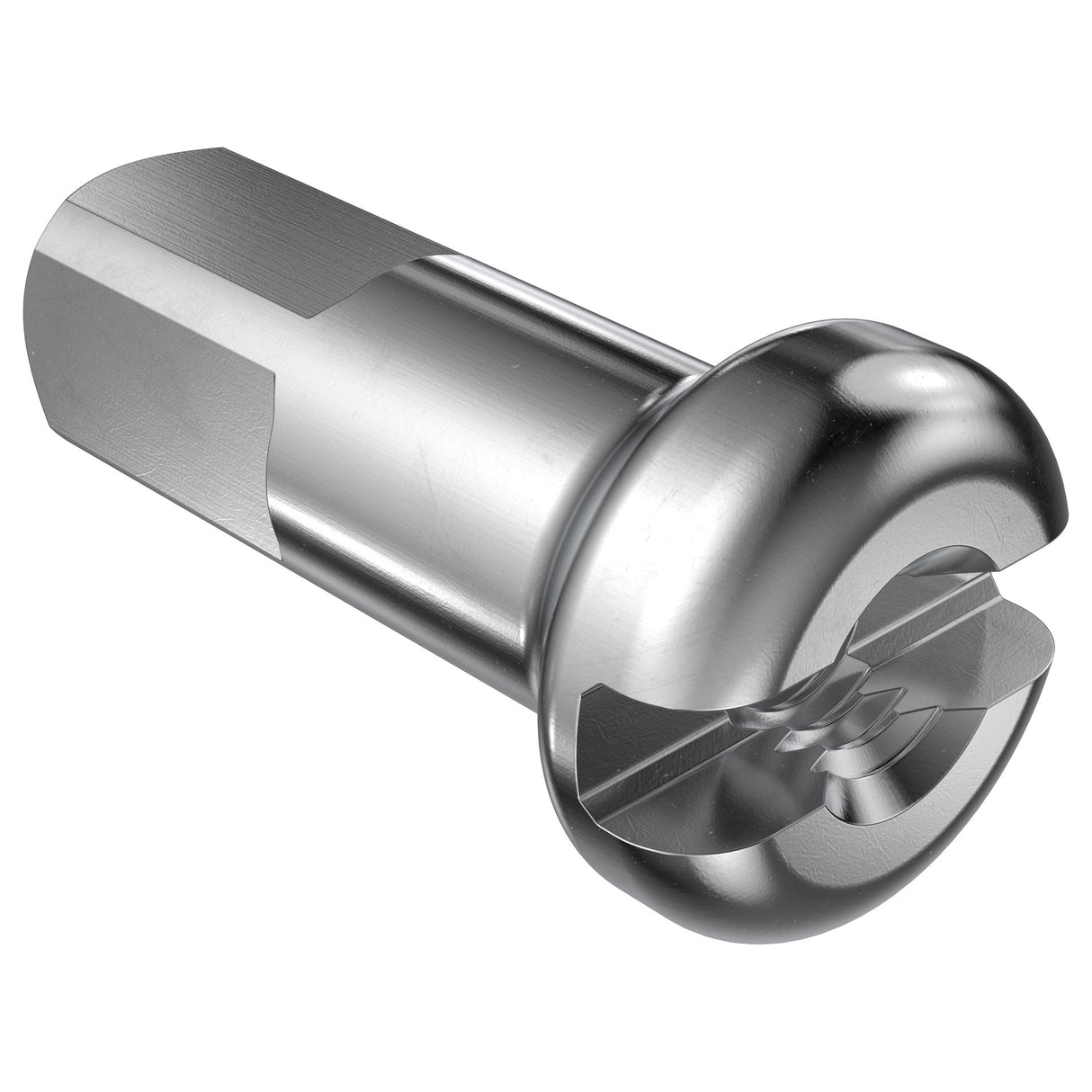 DT Swiss Standard Spoke Nipples - Aluminum 2.0 x 12mm Silver Box of 100