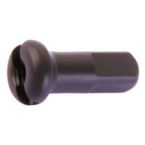 DT Swiss Standard Spoke Nipples - Brass 2.0 x 12mm Black Box of 100