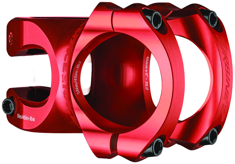 RaceFace Turbine R 35 Stem - 40mm 35mm Clamp +/-0 1 1/8" Red