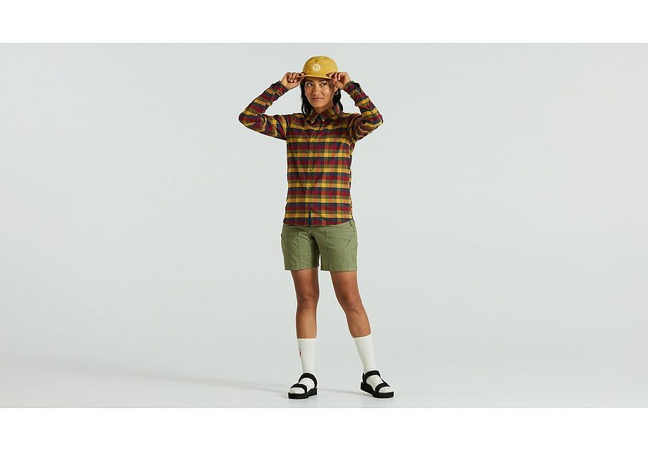 Specialized S/F Rider's Flannel Shirt Ls Wmn Multi Flag Check Xs