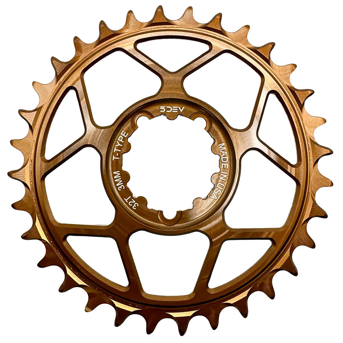 5Dev T-Type 3-Bolt Chainrings