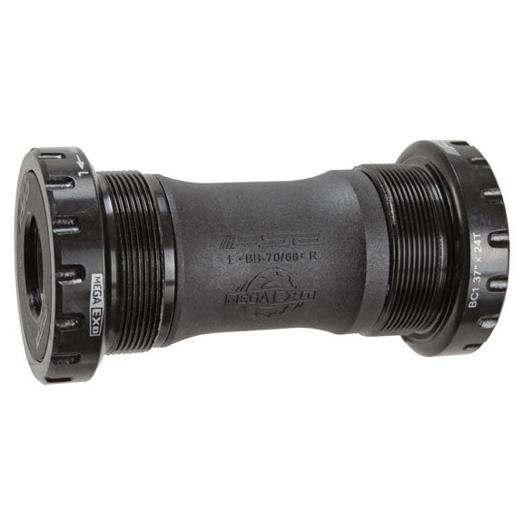 Pedalier MegaExo 19 Omega BB-4000 de 68 mm, color negro, a toda velocidad