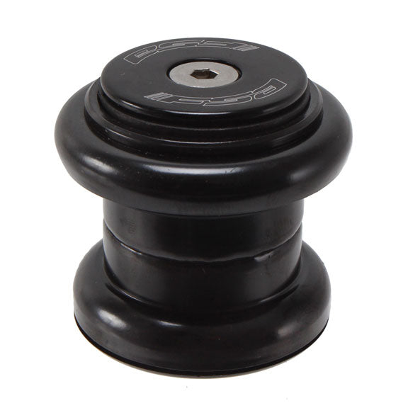 Juego de dirección sin rosca Full Speed Ahead TH-855 de 1-1/8" negro, bolas enjauladas de 5/32 x 20